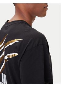 Plein Sport T-Shirt FAEC MTK8356 STE001N Czarny Loose Fit. Kolor: czarny. Materiał: bawełna. Styl: sportowy #5