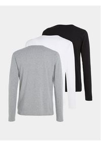 TOMMY HILFIGER - Tommy Hilfiger Komplet 3 longsleeve UM0UM03022 Kolorowy Slim Fit. Materiał: bawełna. Długość rękawa: długi rękaw. Wzór: kolorowy #7