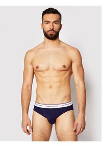 TOMMY HILFIGER - Tommy Hilfiger Komplet 3 par slipów 3p Brief 1U87903766 Granatowy. Kolor: niebieski. Materiał: bawełna #3