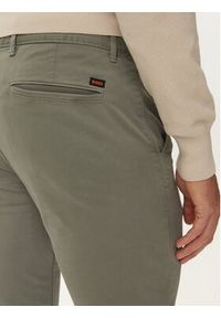 BOSS - Boss Chinosy 50510933 Szary Slim Fit. Kolor: szary. Materiał: bawełna #4