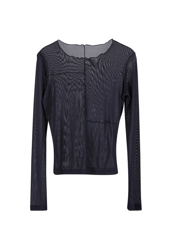 Urban Classics - Siatkowy Top Z Długim Rękawem Dla Pań I Panów. Kolor: czarny. Długość rękawa: długi rękaw. Długość: długie. Sport: turystyka piesza