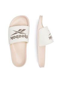 Reebok Klapki Fulgere Slide HR0689 Biały. Kolor: biały. Materiał: skóra