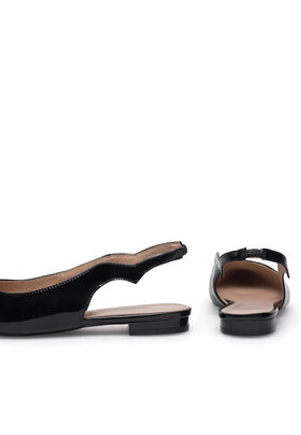 Sergio Bardi Baleriny WFA1572-21Z-SB Czarny. Kolor: czarny. Materiał: skóra, lakier