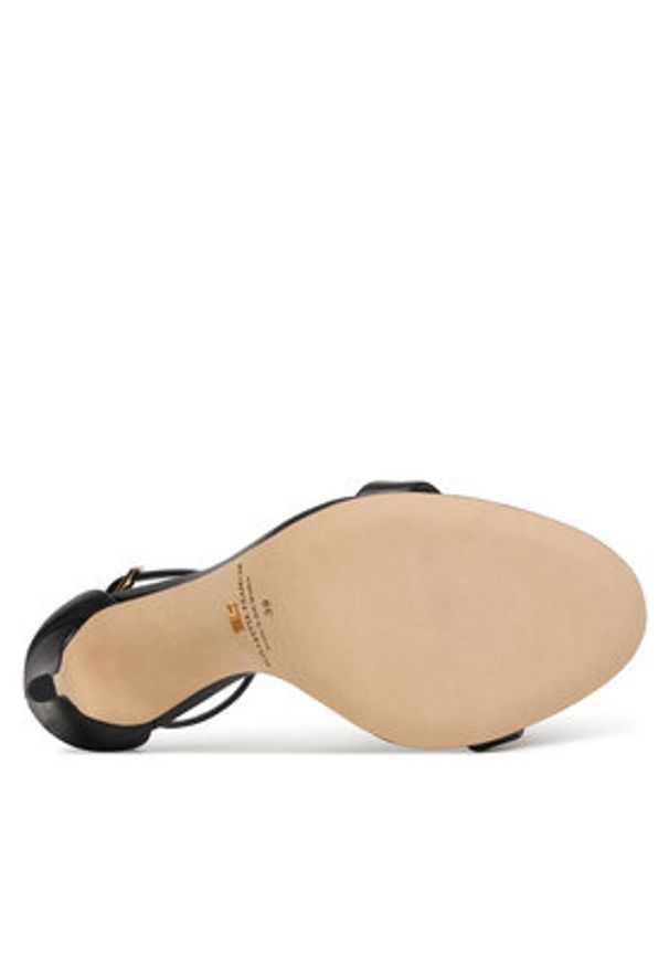 Elisabetta Franchi Sandały SA12L61E2 Czarny. Kolor: czarny. Materiał: skóra