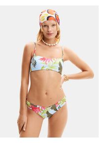 Desigual Dół od bikini Palms 24SWMK09 Niebieski. Kolor: niebieski. Materiał: syntetyk