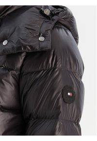 TOMMY HILFIGER - Tommy Hilfiger Kurtka puchowa Gloss WW0WW47355 Czarny Regular Fit. Kolor: czarny. Materiał: syntetyk #8