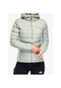 columbia - Kurtka puchowa damska Columbia Lake 22 II Down Hooded Jacket. Kolor: zielony. Materiał: puch