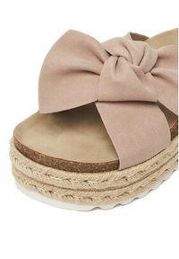 DeeZee Espadryle CT0626-16 Beżowy. Kolor: beżowy. Materiał: materiał #4