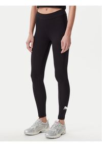 Puma Legginsy Essentials Metallic 685000 Czarny Slim Fit. Kolor: czarny. Materiał: bawełna