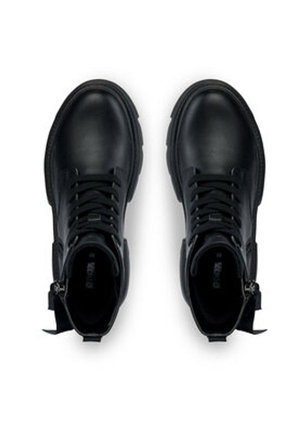 Geox Trzewiki J Junette Girl J36HVG 000BC C9999 D Czarny. Kolor: czarny. Materiał: skóra