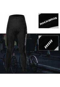 ROCKBROS - Spodnie rowerowe Rockbros mtb kolarskie z piankową wkładką r. xxl męskie. Kolor: czarny. Długość: krótkie. Sport: kolarstwo