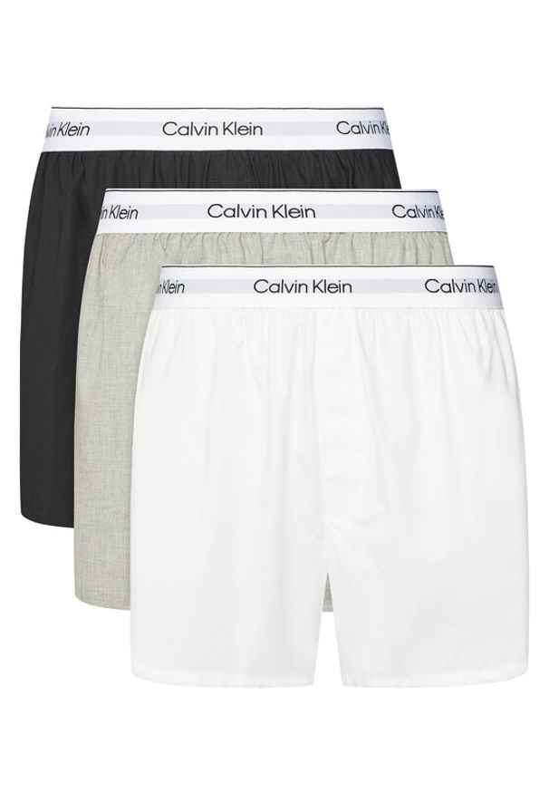 Calvin Klein Underwear Komplet 3 par bokserek LV00NB4267 Kolorowy. Materiał: bawełna. Wzór: kolorowy
