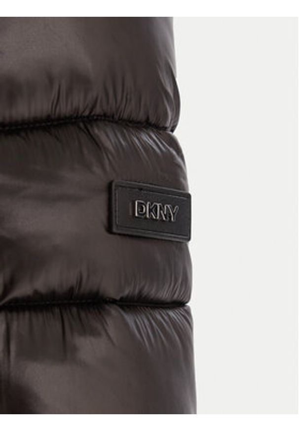 DKNY Kurtka zimowa DLEMPW58 Czarny Slim Fit. Kolor: czarny. Materiał: syntetyk. Sezon: zima