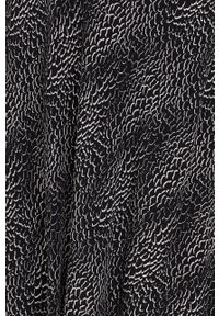 GESTUZ - Gestuz spódnica kolor czarny midi rozkloszowana. Kolor: czarny. Materiał: tkanina, materiał, wiskoza #5