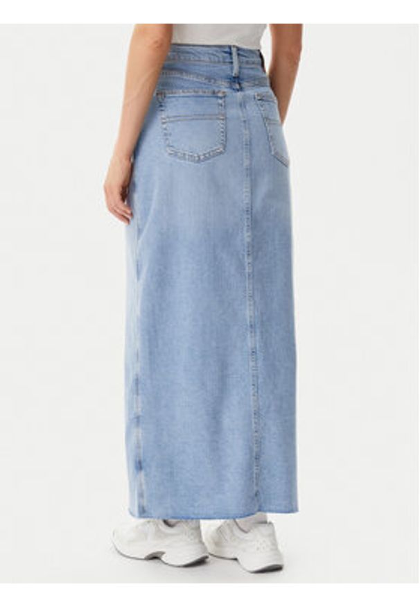 Tommy Jeans Spódnica jeansowa Claire DW0DW20581 Niebieski Regular Fit. Kolor: niebieski. Materiał: bawełna