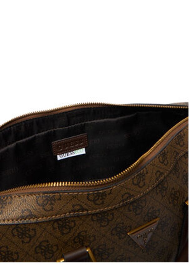 Guess Torba na laptopa HMMILO P6169 Brązowy. Kolor: brązowy. Materiał: skóra