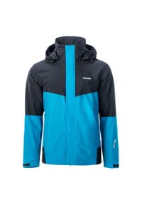 Hi-tec - Męska Kurtka Soft Shell Teodoro Light. Kolor: niebieski. Materiał: softshell. Sport: turystyka piesza