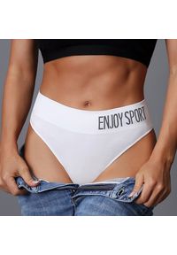 Intica - Figi brazyliany sportowe z elastycznym pasem Neige. Kolor: różowy. Materiał: materiał #2