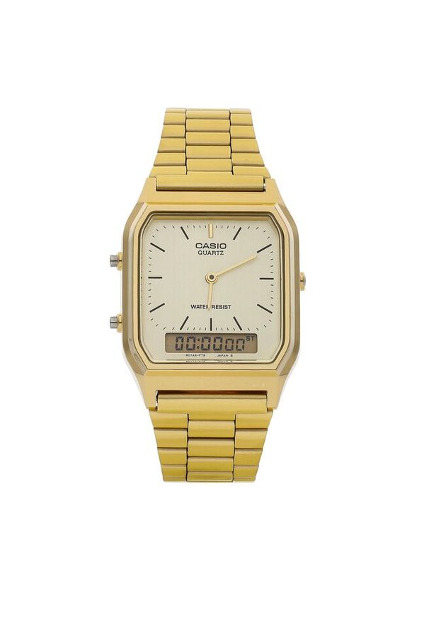 Zegarek Casio. Kolor: złoty. Styl: vintage