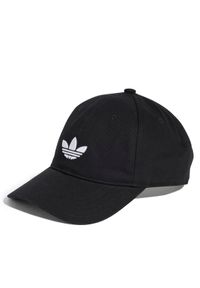Adidas - adidas Czapka z daszkiem adicolor Classic Trefoil JC6023 Czarny. Kolor: czarny. Materiał: bawełna, materiał