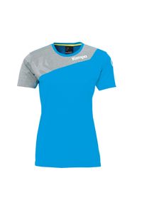 KEMPA - Damska koszulka Kempa Core 2.0. Kolor: szary, niebieski, wielokolorowy. Materiał: poliester, tkanina #1