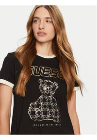 Guess T-Shirt V4BI02 K8FQ4 Czarny Regular Fit. Kolor: czarny. Materiał: bawełna #5