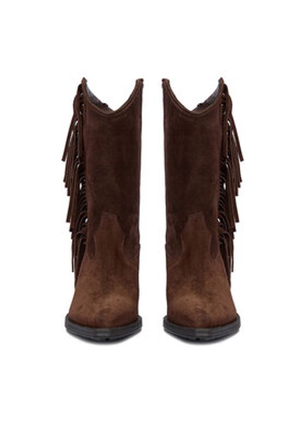 Badura Kowbojki EO-CHANA-5036 Brązowy. Kolor: brązowy. Materiał: zamsz, skóra