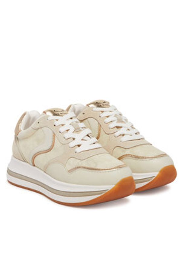Voile Blanche Sneakersy Melany Sf 0012019273.01.1N03 Beżowy. Kolor: beżowy. Materiał: skóra, zamsz
