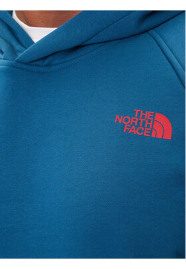 The North Face Bluza Redbox NF0A89F9 Niebieski Regular Fit. Kolor: niebieski. Materiał: bawełna