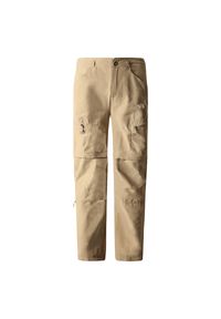 Spodnie The North Face Exploration 0A7Z95PLX1 - beżowe. Kolor: beżowy. Materiał: nylon, elastan #1