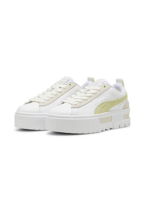 Puma Buty Mayze Mix 38746814. Kolor: biały. Materiał: skóra, materiał. Szerokość cholewki: normalna. Sport: turystyka piesza