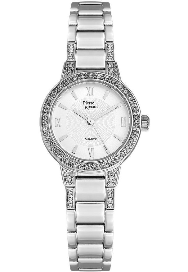 Zegarek damski Pierre Ricaud P21074.5163QZ srebrny. Kolor: srebrny