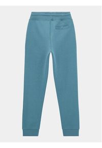 Guess Spodnie dresowe L2YQ46 KAIJ1 Turkusowy Regular Fit. Kolor: turkusowy. Materiał: bawełna #3
