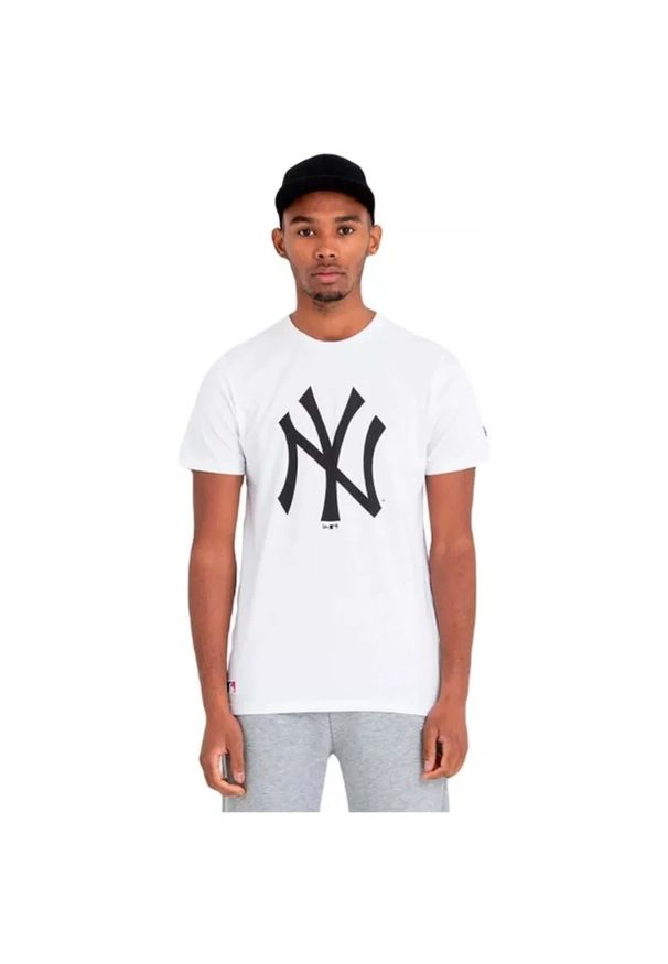 Koszulka męska New Era NOS MLB Rregular New York Yankees. Kolor: biały