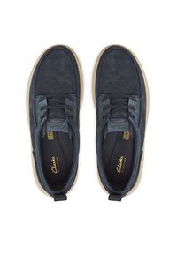 Clarks Półbuty Polden Moc 26180866 Granatowy. Kolor: niebieski. Materiał: skóra, zamsz #4