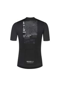 ROGELLI - Koszulka rowerowa męska Rogelli Sol. Kolor: czarny. Sport: kolarstwo