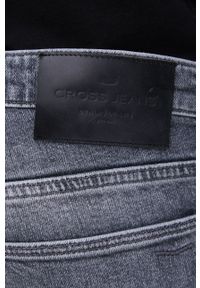 Cross Jeans Jeansy bawełniane Tapered męskie. Kolor: szary #2