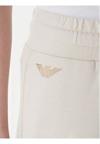 EA7 Emporio Armani Spodnie dresowe 8NTP66 TJ9RZ U1088 Beżowy Regular Fit. Kolor: beżowy. Materiał: syntetyk #5