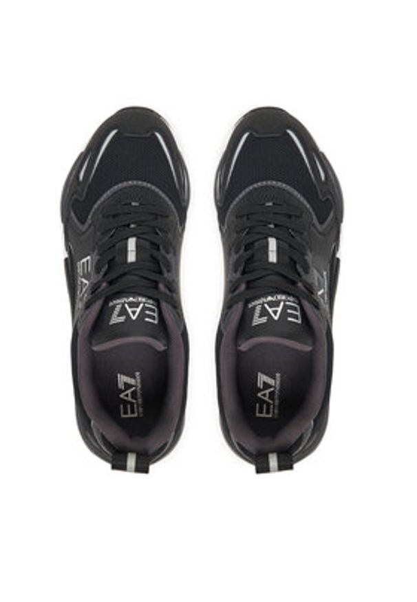 EA7 Emporio Armani Sneakersy 7X000308 AF18447 MZ234 Czarny. Kolor: czarny. Materiał: skóra