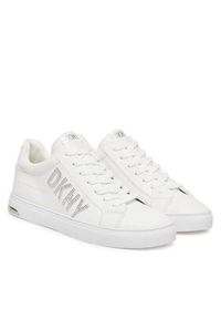 DKNY Sneakersy Adira K2420300 Biały. Kolor: biały. Materiał: skóra #4