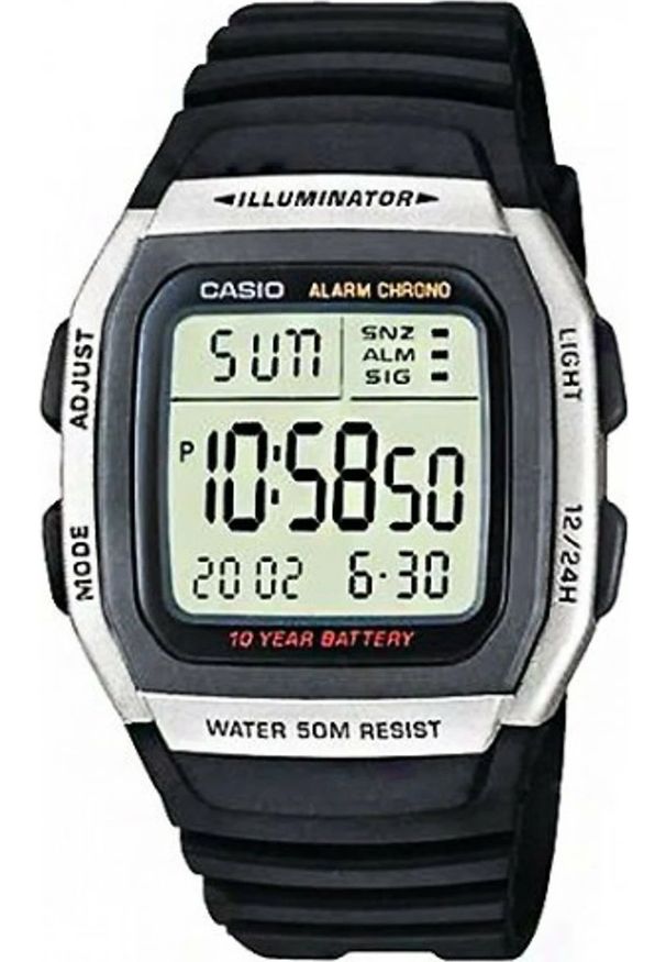 NoName - ZegarekZegarek Męski CASIO W-96H-1AVDF