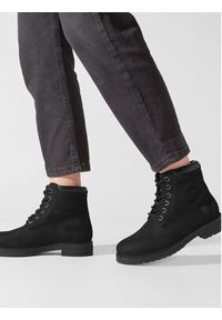 Timberland Botki Hannover Hill TB0A2KSV0011 Czarny. Kolor: czarny. Materiał: nubuk, skóra #4