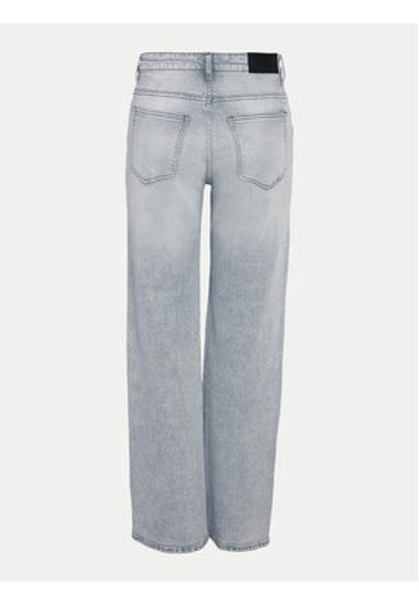 Noisy may - Noisy May Jeansy Yolanda 27030830 Szary Wide Leg. Kolor: szary