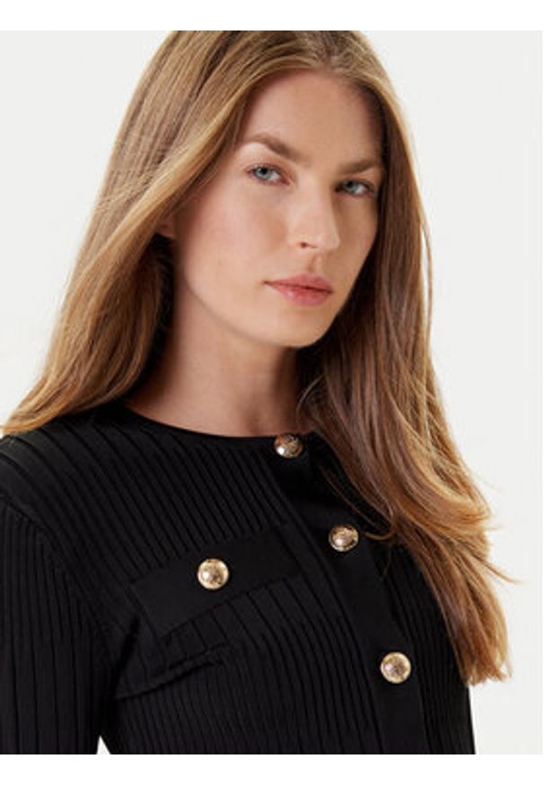 Marciano Guess Kardigan 5YGR32 5881Z Czarny Regular Fit. Kolor: czarny. Materiał: wiskoza