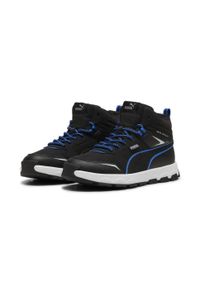 Buty do chodzenia dla dzieci Puma Evolve Trail Jr. Kolor: wielokolorowy, niebieski, czarny. Materiał: materiał, syntetyk. Szerokość cholewki: normalna. Sport: turystyka piesza