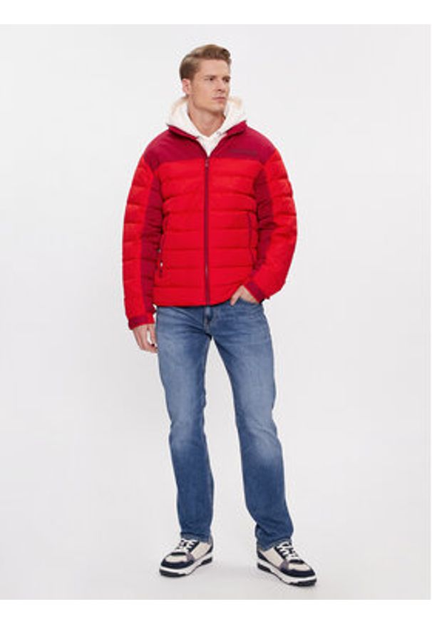 TOMMY HILFIGER - Tommy Hilfiger Kurtka przejściowa New York MW0MW33734 Czerwony Regular Fit. Kolor: czerwony. Materiał: syntetyk