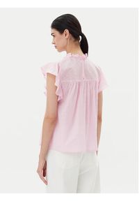 only - ONLY Bluzka Katti 15337637 Różowy Regular Fit. Kolor: różowy. Materiał: bawełna