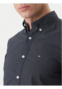 TOMMY HILFIGER - Tommy Hilfiger Koszula MW0MW42460 Granatowy Slim Fit. Kolor: niebieski. Materiał: bawełna #5