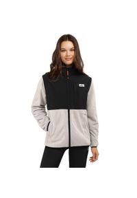 SIROKO - Kurtka polarowa damska Ripstop Brienz-W. Kolor: beżowy, wielokolorowy, czarny. Materiał: polar #1