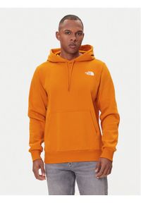 The North Face Bluza Simple Dome NF0A89FC Pomarańczowy Regular Fit. Kolor: pomarańczowy. Materiał: syntetyk